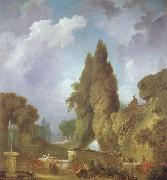 Jean-Honore Fragonard Blindbock painting